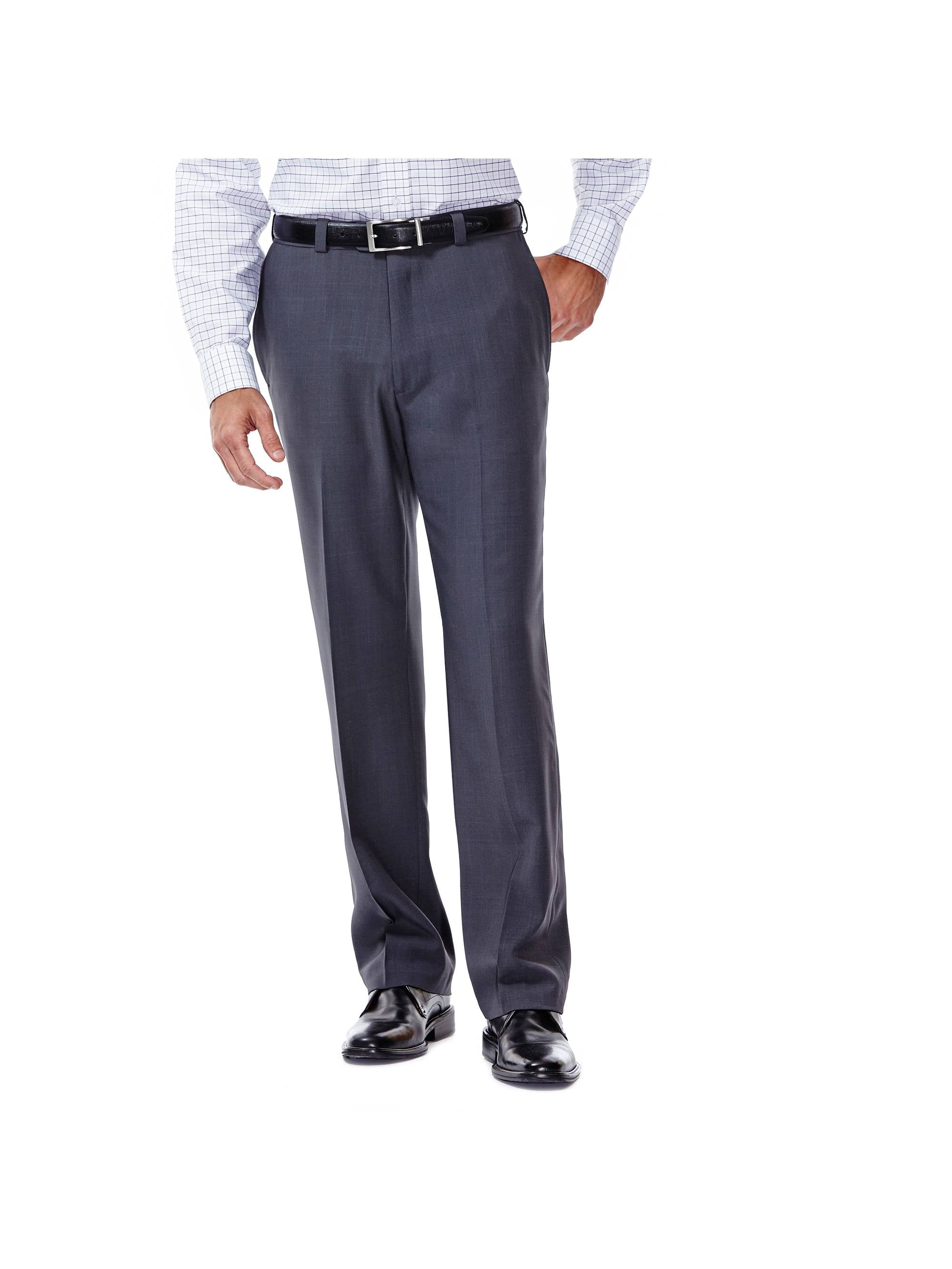 Haggar mens Eclo Stria Expandable-waist 