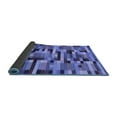 thumbnail image 2 of Ahgly Company Indoor Rectangle Abstract Blue Contemporary Area Rugs, 2' x 5', 2 of 4