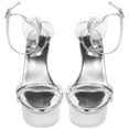 thumbnail image 1 of GOOHOCHY 1 par de sandalias de plataforma súper de tacón alto chic sandalias de tacón alto transparente, 1 of 8