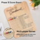 thumbnail image 3 of Tablero de Puntuación de la Fase 10 Tarjeta de Puntuación y Registro de Rondas de la Fase 10 Hojas de Puntuación del Juego de Cartas de la Fase 10 Juegos de Cartas de Mesa Clásicos, 3 of 5