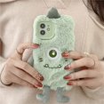 thumbnail image 1 of Furry Phone Case Compatible with iPhone 11 Pro Max, Cute Fluffy Plush Case Super Soft TPU Silicon Shockproof Protective Case Cover, 1 of 6