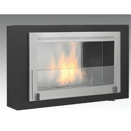 Eco Bb - Eco-feu WU-00170-BB 42 in. Ul Listed Wall Mounted & Built - In Ethanol Fireplace