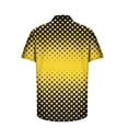 thumbnail image 4 of EQWLJWE Gym Shirts Men's Geometric Beach Shirts Casual Button Up Short Sleeves 3D Non Positioning Printed Shirt Party Outfit Fun Holiday Costumes Patricks Day Gift 2024, 4 of 5