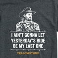 thumbnail image 3 of Yellowstone - Kayce Yesterdays Ride - Men's Short Sleeve Graphic T-Shirt, 3 of 6