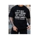 thumbnail image 1 of It's Not Easy Being My Wife's Arm Candy But Here I Am Nailing It T-Shirt, Funny Saying Sweatshirt and Hoodies, Men's Top for Daily Wear, 1 of 6