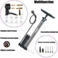 thumbnail image 3 of VIMILOLO Bike Pump Portable, Ball Pump Inflator Bicycle Floor Pump with high Pressure Buffer Easiest use with Both Presta and Schrader Bicycle Pump Valves-160Psi Max, 3 of 9