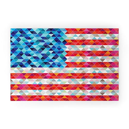 Society6 Fimbis America Small 20" x 30" Welcome Mat
