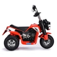 thumbnail image 5 of Lowestbest Kids Electric Motorcycle, Kids Motorcycle Ride On Car, Electric Tricycle Battery-Powered 3 Wheeler Gifts Motorcycle for Child, Red, 5 of 7