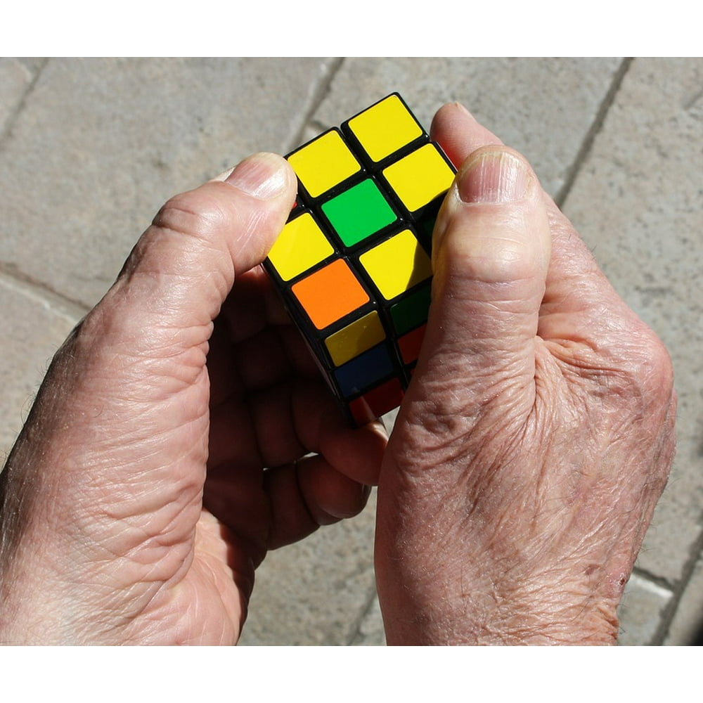 Download Game Yellow Rubik's Cube Color Hands Cube Colors-12 Inch ...