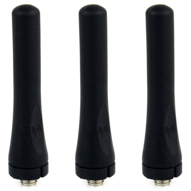 3X Caliente SF-18 Antena Corta Y Suave SMA-F 400-470 MHz UHF para Kenwood BAOFENG UV5R 888S