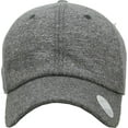 thumbnail image 2 of MELANGE CLASSIC BASEBALL DAD HAT CAP, 2 of 5