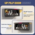 thumbnail image 4 of 31.5" Metal Wall Cabinet,Garage Wall Cabinet with Up-Flip Door,Wall Mounted Garage Cabinets,Floating Tool Cabinet for Basement,Kitchen,Warehouse Assembly Required, 4 of 9