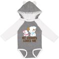 thumbnail image 3 of Inktastic My Grampy Loves Me Girls Girls Long Sleeve Baby Bodysuit, 3 of 5