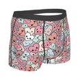 thumbnail image 4 of Uemuo Cartoon Hearts Pattern Men's Boxer Briefs,Trunk Anti-Chafing,Comfortable, Durable, and Stylish Underwear-Medium, 4 of 9