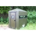 thumbnail image 1 of Dillon Manufacturing Classic 4X4 Fiberglass Deer Blind - Green, Durable, 1 of 4