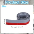 thumbnail image 2 of 3.3FT Door Draft Stopper Silicone Under Door Strips Weather Stripping Seal, Gray (2 Inch Wide, 2 Pack), 2 of 7