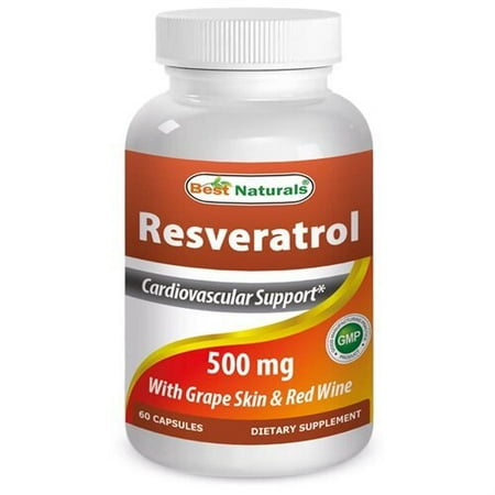 BEST NATURALS Resveratrol 500 mg 60 CAP