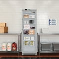 thumbnail image 3 of 12 Cu. ft. Commercial Freezer with Glass Door in Stainless Steel - Manual Defrost (KM-FMD12SGD), 3 of 13