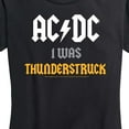 thumbnail image 3 of ACDC - I Was Thunderstruck - Women's Short Sleeve Graphic T-Shirt, 3 of 5