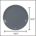 thumbnail image 5 of Mainstays Chiara Round Stoneware 10.5" Grey Dinner Plate, 5 of 5