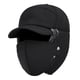 thumbnail image 2 of Gorro de motociclismo trampper antiviento - 3 en 1 con solapa térmica aislada, mascarilla extraíble, forro ajustable de cálido nylon, azul marino, gris, invierno para exteriores, 2 of 2