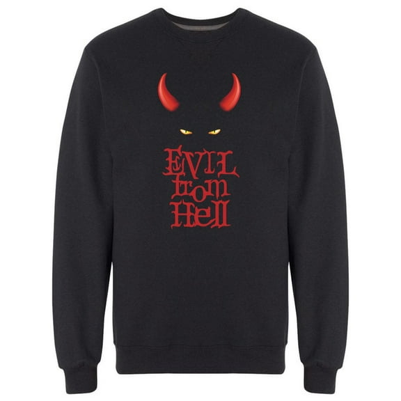 Evil From Hell Graphic Sweatshirt Men -Image by Shutterstock, Male Small