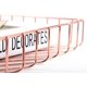 thumbnail image 3 of Caja de almacenamiento de cesta de frutas, cosméticos, metal dorado rosa, 3 of 4