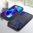 thumbnail image 4 of Dteck for Motorola Moto G Play 2023 Case (Not for 2022 Version), Heavy Duty Shockproof Hybrid Rugged Protective Case Cover for Moto G Play 2023,Darkblue+Royalblue, 4 of 8