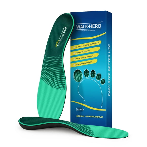 Plantillas ortopédicas Walkhero para fascitis plantar, soporte para el arco