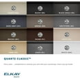 thumbnail image 2 of Elkay Quartz Classic 33" x 22" x 10", Offset 60/40 Double Bowl Drop-in Sink with Aqua Divide, Mocha, 2 of 7