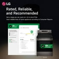 thumbnail image 3 of LG LREL6323D 6.3 Cu. Ft. Black Stainless Electric Convection Smart Range with Air-Fry, 3 of 4