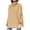 Khaki, variant on IROINNID Womens Sweater Turtleneck Pullover Sweater Solid Color Leisure Mid-Length Long Sleeve Winter Sweater Bat Hem Knitted Sweater Tops