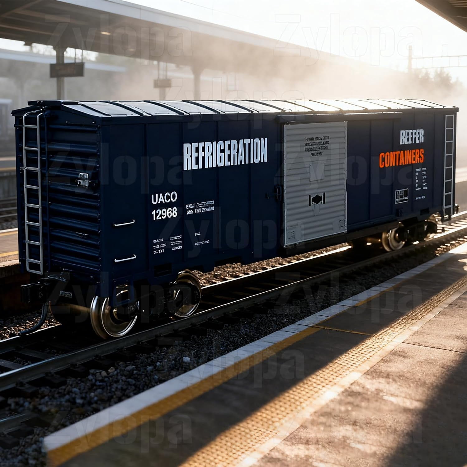 HO Scale Railway Carriage: 40-Foot Flat Car 1:87 Scale Model Crafted from Rust-Resistant Nickel Silver Alloy Compatible with HODC Series Track layouts（98210）