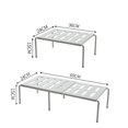 thumbnail image 2 of xiaxaixu Étagère de Rangement Extensible pour Cuisinière à Induction, 2 of 8