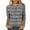 Gris, variante sur ZMFXJPE Chemisiers pour Femmes en Liquidation Chemises pour Femmes Manches 3/4 Hauts, T-Shirts et Chemisiers pour Femmes Printemps Top Plus Hauts d'Automne pour Femmes, Bleu, 4TG