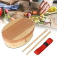 thumbnail image 3 of AMONIDA Bento Box, Healthy Wooden-Sushi Box, For Students Workers Camping Adults, 3 of 8