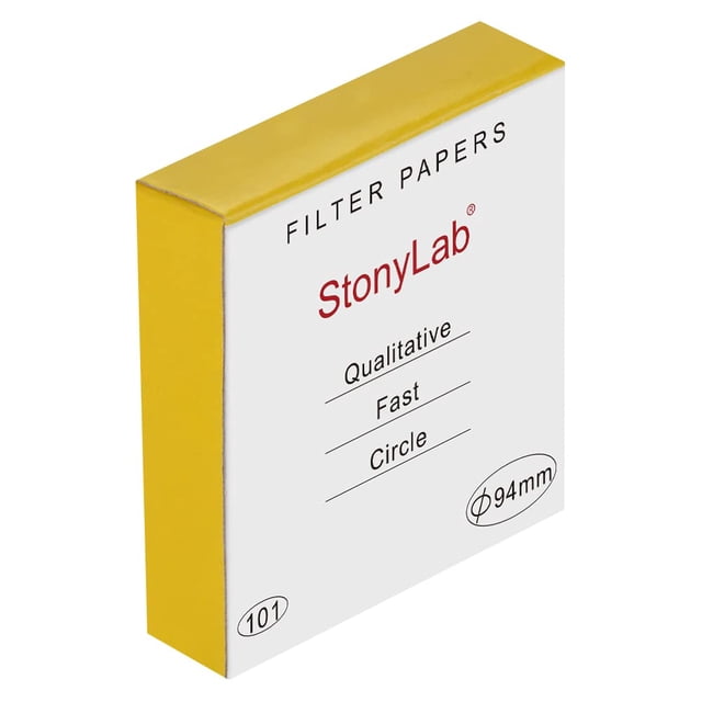 Papel de filtro stonylab Qualitative, 94 mm de diámetro, 25 µm, 100 paquetes