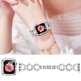 thumbnail image 2 of Correa de reloj Mesime compatible con Apple de 38 mm a 45 mm con funda, 2 of 7