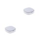 thumbnail image 4 of Minnieouse Mini joyero organizador de anillos, estuche para joyas con espejo, lápices labiales, contenedores de almacenamiento cuadrados de entramado Gris blanco 2piezas Minnieouse CBP491756, 4 of 6