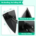 thumbnail image 3 of Hoe Garden Tool, Triangle Hoe Gardening Weeding Tool, 60" Long Handle Heavy Duty Manual Weeder Gardening Hand Tools for Weeding, Digging, Loosening Soil, 3 of 8