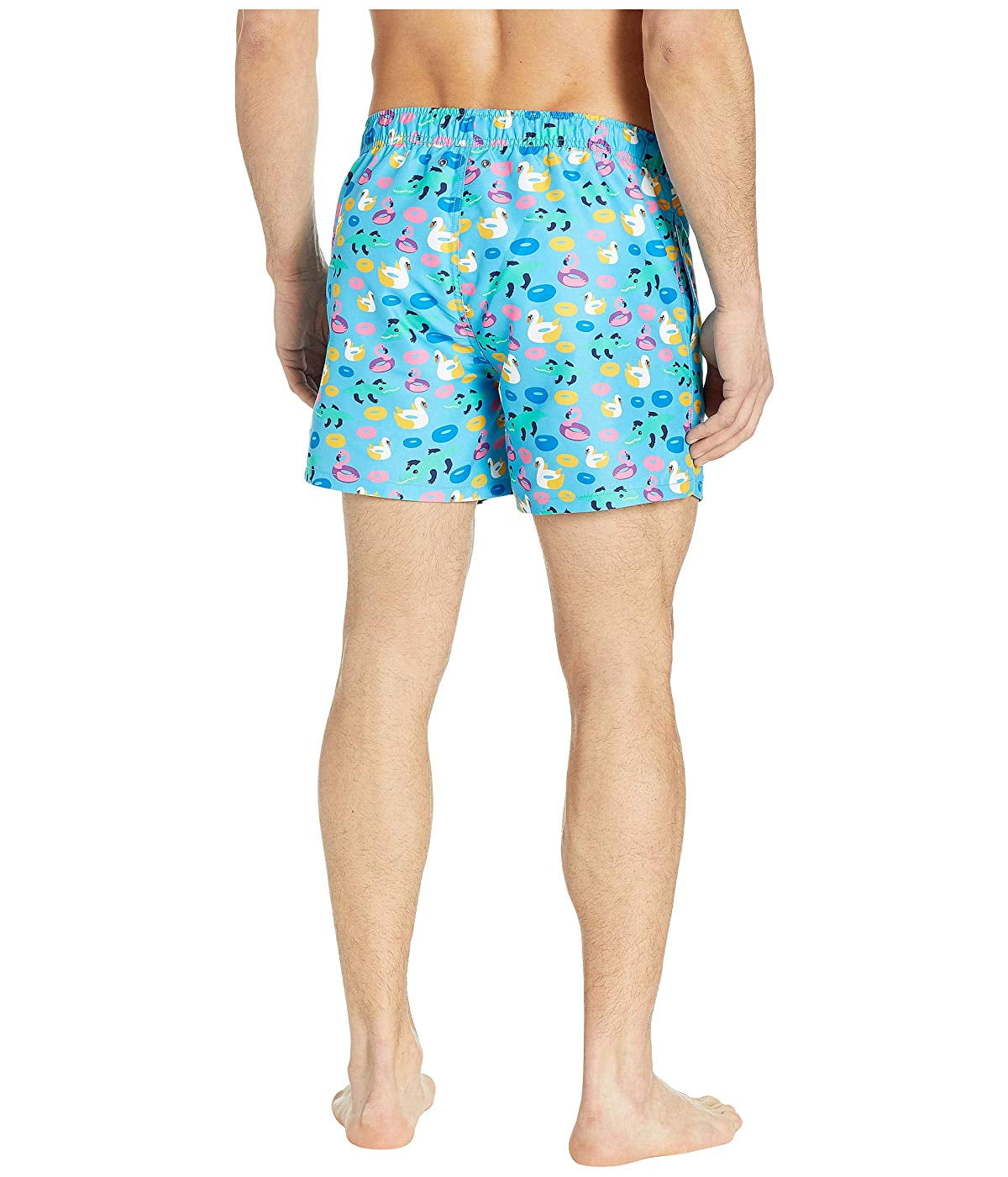 Happy Camper Mens Summer Beach Shorts Board Shorts with Pockets 