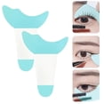 thumbnail image 1 of 2Pcs Eyeliner Assistant Brush Down Mascara Multi Function Novice Eye Makeup Apply Eyeshadow,Green Beauty Equipment, 1 of 4