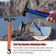 thumbnail image 5 of Eigraketly Extractor de clavos para tienda de campaña, martillo para acampar al aire libre, Picnic, senderismo, caravana, lona, ​​estacas, Extractor de carpas Naranja Eigraketly OD023413-05, 5 of 6