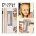 thumbnail image 3 of QUMIIRITY Kit de Réparation de Plaque de Gâche de Porte 4 Pcs en Acier Inoxydable pour Accessoires de Porte Carrée pour Propriétaires, 3 of 8