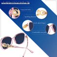 thumbnail image 3 of Gafas de Sol FEISEDY de Moda para Mujer Cuadradas Oversize Polarizadas, 3 of 8