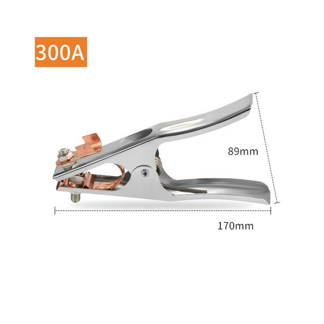 Premium Welding Ground Clamp - Compatible With Mig Mma Tig Arc Welder Reliable