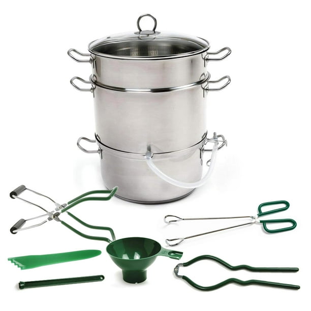 Norpro Stainless Steamer Juicer W Norpro 6pc Canning Essentials Walmart Com Walmart Com