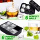 thumbnail image 4 of Large Square & Round Ice Cube Trays - Premium Silicone for Slow Melting Whisky & Drinks, 4 of 5