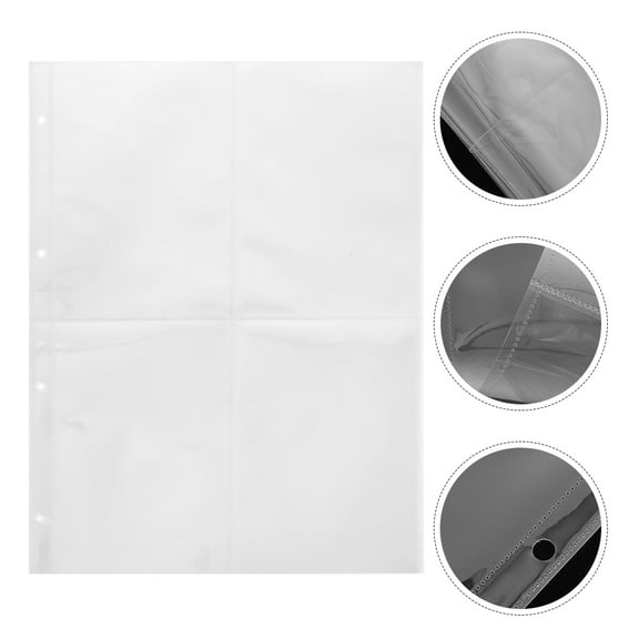 Worgeous  20 Sheets Bulk Photo Albums Self Adhesive Pages A4 Loose-Leaf Book