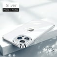 thumbnail image 1 of SaniMore for iPhone 14 Pro Max 6.7" 2022 Case, Plating Nano Shockproof Anti-fall Shell Lens All-inclusive [Camera Film] Anti-scratch Crystal-clear Thin Lightweight Cover For iPhone 14 Pro Max, Silver, 1 of 9